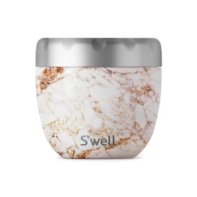 Abbildung von S&#039;well Unisex Erwachsene Lebensmittelbehälter, Calacatta Gold, 636mL, 21.5oz