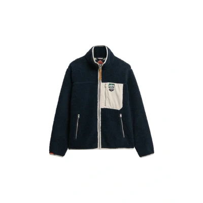 Abbildung von Superdry Fleecejacke, Herren, Größe: XXL, Eclipse navy