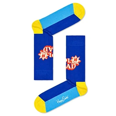 Abbildung von Happy Socks Unisex Number One Dad Socken, blau, M/L