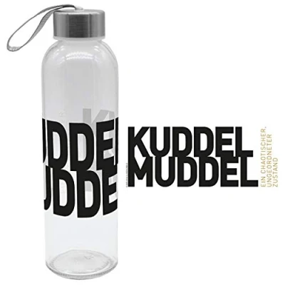 Abbildung von infinite by GEDA LABELS (INFKH) Trinkflasche Kuddelmuddel Glas 500ml