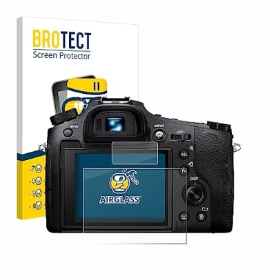 Abbildung von BROTECT Schutzglas für Sony Cyber Shot DSC RX10 IV Schutzfolie Panzer Folie Glas [Extrem Kratzfest 9H, Anti Fingerprint, Ultra Transparent]