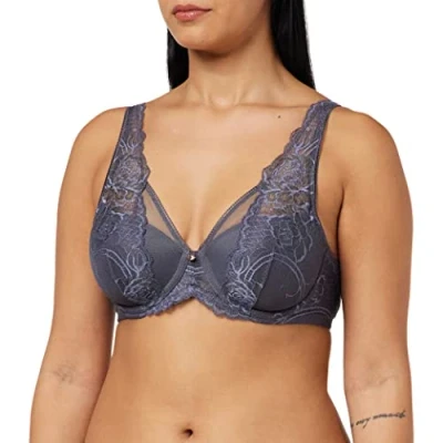 Abbildung von Wild Peony Florale WP Bra BH Dunkelgrau B 70 Damen