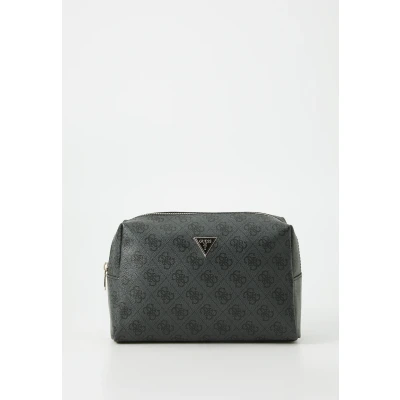 Abbildung von Guess Zamira Large TOP ZIP Kosmetiktasche, Damen, Größe: One Size, Coal