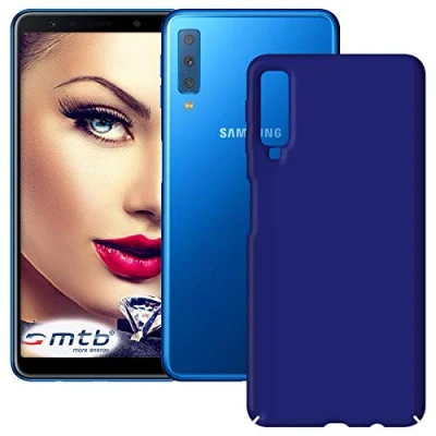 Abbildung von mtb more energy® Hardcase Slim Armor für Samsung Galaxy A7 2018, 2018 Duos (SM A750F, 6.0&#039;&#039;) Blau Schutz Hülle Cover Tasche