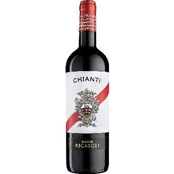 Abbildung von 6 Flaschen Chianti del Barone Ricasoli DOCG tr. 2021 im Vortilspack (6x0,75l) von Castello di Brolio, trockener Rotwein aus der Toskana
