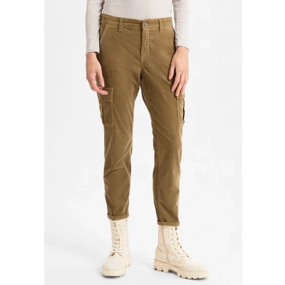 Abbildung von MAC Jeans RICH Cargohose, Damen, Größe: 44, Khaki