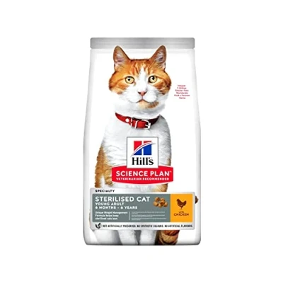 Abbildung von Hill\\\&#039;s Feline Sterilised Cat Young Adult Huhn Katzenfutter 7 kg...