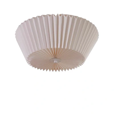 Abbildung von Lindby Deckenleuchte Magali, weiß, Papier, Ø 45 cm, E27