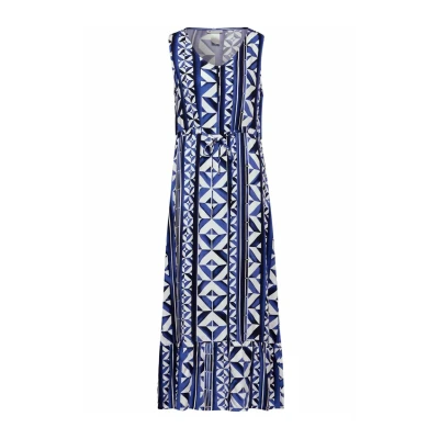 Abbildung von Street One MIT Print Freizeitkleid, Damen, Größe: 44, Blau
