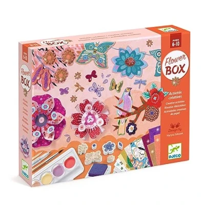 Abbildung von Djeco DJ09330 Multi Activity Kit Blumengarten Kreativset
