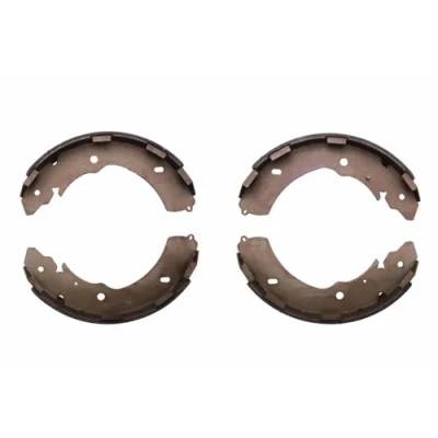 Abbildung von HELLA 8DB 355 000 421 Bremsbacken 295mm 51mm ohne Handbremshebel mit Zubehör MITSUBISHI: L200 / Triton IV Pickup, V Pickup