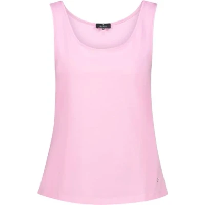 Abbildung von Monari Tanktop Top Basic Mit tiefem Rundhalsausschnitt