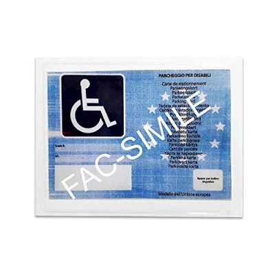 Abbildung von 4R Quattroerre.it 1609 Tasche für Behindertenparkkarte, 12 x 16 cm