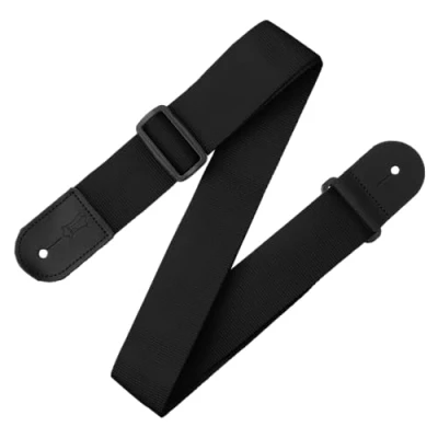 Abbildung von Levy&#039;s Gitarrengurt (Polypropylen, ca. 5 cm breit) schwarz