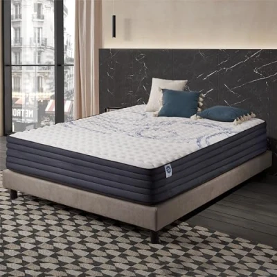 Abbildung von Naturalex Matratze 140x200 cm Perfectsleep Kaltschaummatratze Härtegrad H4 Öko Tex Zertifiziert Latex Blue 7 Zonen Höhe 32 Made in EU