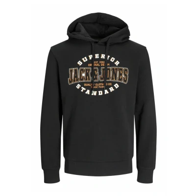 Abbildung von Jack &amp; Jones PLUS SIZE LOGO Kapuzenpullover, Herren, Größe: 3XL, Dark navy