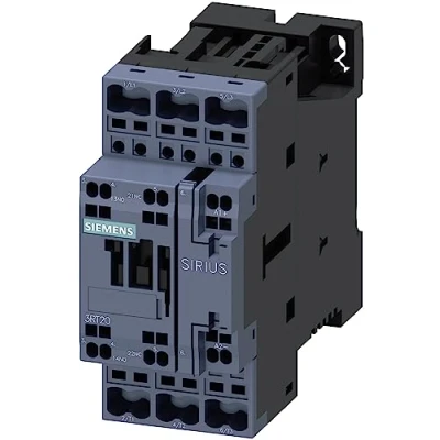 Abbildung von Siemens Schalter AC3, 11 kW, 1 na+1 nc, Gleichstrom, 24 V, S0 Feder.