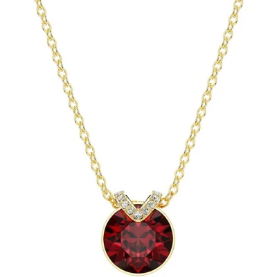 Abbildung von Swarovski Bella V Round CUT Halskette, Damen, Größe: One Size, Red