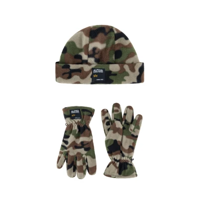 Abbildung von Alpha Industries Skimütze &quot;Alpha Accessoires Scarves Label Fleece Set&quot;