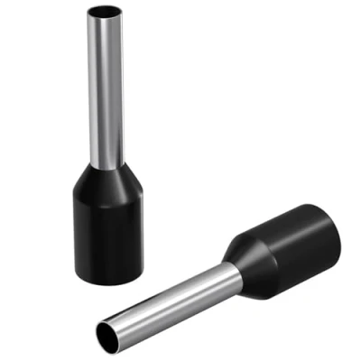 Abbildung von 100x Aderendhülsen isoliert 1,5mm² / 8mm schwarz