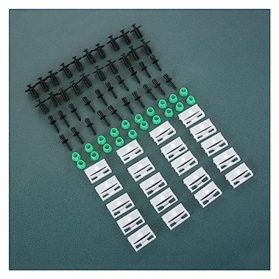 Abbildung von Seitenschweller Schweller Reparaturblech 10 Stücke Motorabdeckung Unterboden Spritzschutz Radlauf Grille Stoßstange Rock Torx Schrauben 5x15mm Verschluss Clips Für VW Golf N90974701