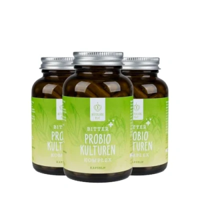 Abbildung von BitterLiebe ® Probio Kulturen Komplex Kapseln mit 15 Mrd. KBEs I Darmbakterien für Darmflora 180 Lactobacillus &amp; Bifidobakterien