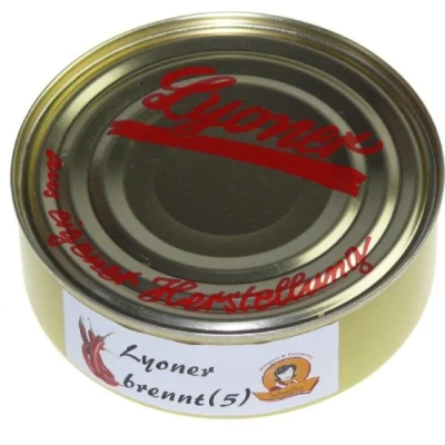 Abbildung von Schwarzwald Metzgerei: Dosenwurst Chili Lyoner (brennt) 5 x 200g