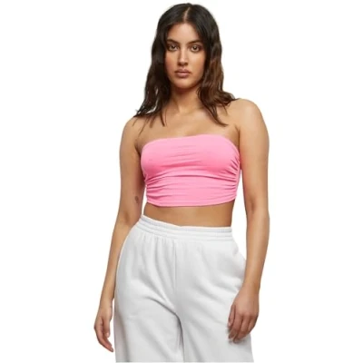 Abbildung von Urban Classics Top, Damen, Größe: Medium, Neonpink