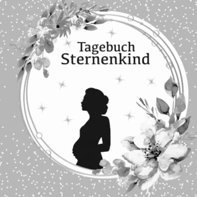 Abbildung von Tagebuch Sternenkind: Trauertagebuch für Eltern von Sternenkindern zum Ausfüllen, blanko, quadratisch