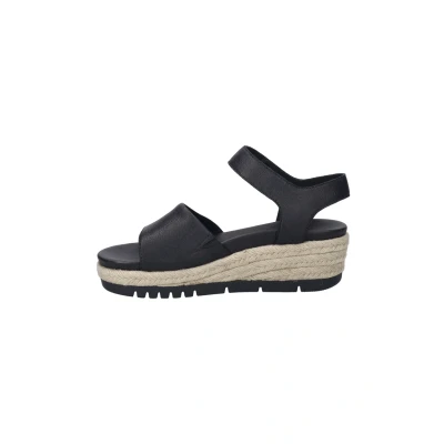 Abbildung von Josef Seibel Plateausandalette, Damen, Größe: 38, Schwarz Schuhe
