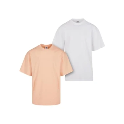 Abbildung von Urban Classics TEE 2PACK Tshirt basic, Herren, Größe: 4XL, Softapricot white