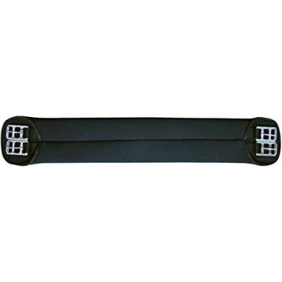 Abbildung von HKM 6281 Softoprensattelgurt, Sattelgurt Softopren Rollenschnallen, Schwarz, 100
