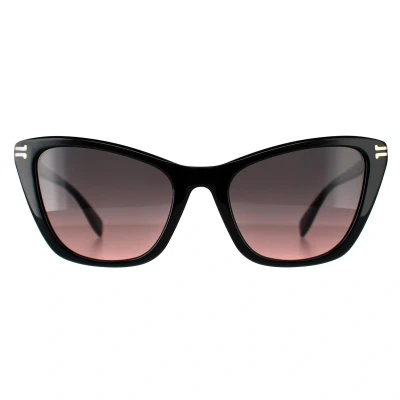 Abbildung von Marc Jacobs Damen MJ 1095/S 807/FF Gläser SONNENBRILLEN Acetat Schwarz Grau Cat Eye Normal Schattiert