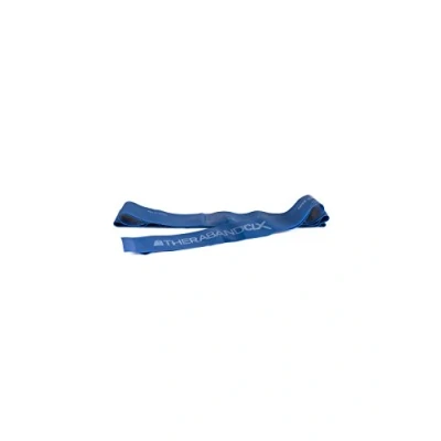Abbildung von TheraBand Original Fitnessband CLX Resistance Band für Krafttraining und Abnehmen zuhause oder im Gym Perfekte Trainingslänge Blau Sehr schwer, Onesize