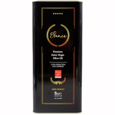 Abbildung von Elance Olivenöl 5 Liter Extra Nativ Premium 0,16 % Säuregehalt Neue Ernte 2022 Direkt aus Kreta, Griechenland Erste Güteklasse 100% Handverlesen