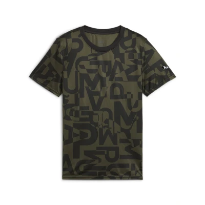 Abbildung von Puma Tshirt print für Kinder, Größe: 116, Black