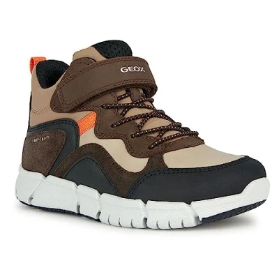 Abbildung von Geox Flexyper BOY ABX Sneaker high für Kinder, Größe: 35, Chestnut/coffee Schuhe