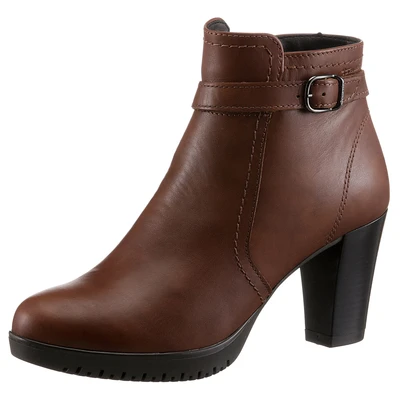 Abbildung von Tamaris High Heel Stiefelette, Damen, Größe: 41, Cognac Schuhe