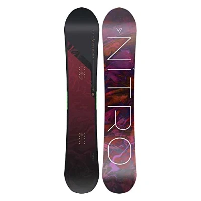 Abbildung von Nitro Snowboards Damen Victoria PRO &#039;23, Freerideboard, Directional, Trüe Camber, Mountain, leicht durch KOROYD Core Technologie