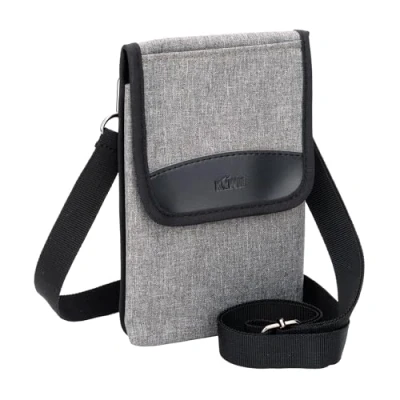 Abbildung von KIWIFOTOS Handy Reisetasche, Holster mit Schultergurt, multifunktionale Hülle für Smartphone, Karte, Brille Innenmaße: 110 x 180 20mm (4.3 7.1 0.8)