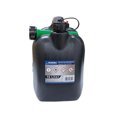 Abbildung von AUTONIK 126620 Kraftstoff Kanister, Kunststoff, 10 L, schwarz