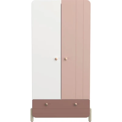 Abbildung von Demeyere GROUP Kleiderschrank &quot;Janne,Breite ca. 90cm, Höhe 180cm, 4 Türen&quot;, mit großzügigen Stauraum und praktische Funktionen