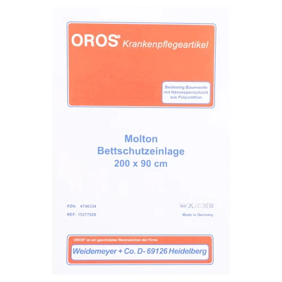 Abbildung von Molton Bettschutz Einlage 90x200 cm 1 St