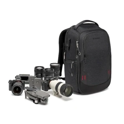 Abbildung von Manfrotto PRO Light Frontloader M, Professioneller Kamerarucksack, Seitlicher und Vorderer Zugriff, Stativhalterung, Gepolsterter Rucksack mit Austauschbaren Trennwänden, Schwarz
