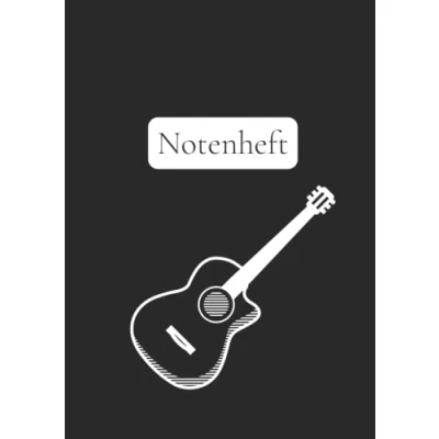 Abbildung von Notenheft: Gitarre Blanko 120 Seiten A4 Notenbuch Mit Noten Linien und Tabulatur Akkorddiagrammen Musikschule