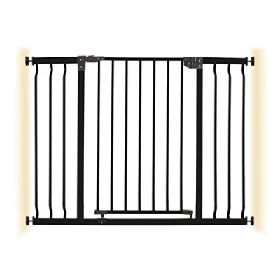 Abbildung von Dreambaby F920 Liberty extra breites Treppenschutzgitter / Türschutzgitter (99 106cm) schwarz