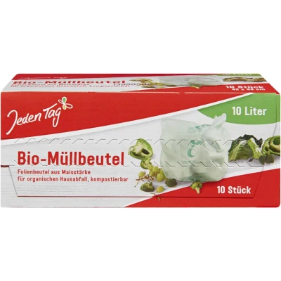 Abbildung von Jeden Tag Biomüllbeutel 10,0 l weiß