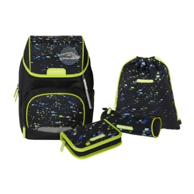 Abbildung von Schneiders Ergojet Set 6TEILIG Schulranzen für Kinder, Größe: One Size, Spaceship