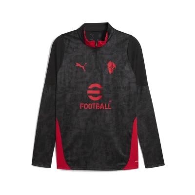 Abbildung von Puma AC Milan 25/26 Trainingstop Herren Mit Print Black/Red Größe: S