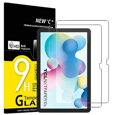 Abbildung von NEW&#039;C 2 Stück, Panzer Schutz Glas für TCL NxtPaper 10s, 9H Härte,HD Displayschutzfolie, 0.33mm Ultra klar